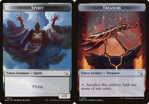 Spirit // Treasure #21 (token - foil)