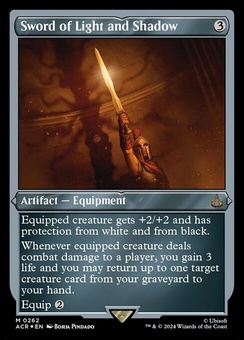 Sword of Light and Shadow (etched foil)