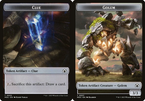 Clue // Golem (token)