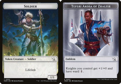 Soldier // Teferi Emblem (token - foil)
