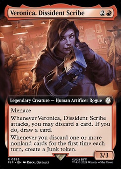Veronica, Dissident Scribe (extended art)