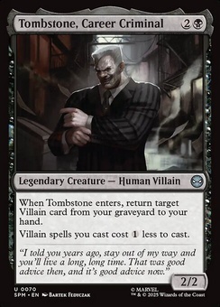 Tombstone, Career Criminal (foil)