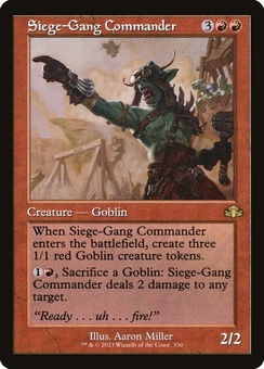 Siege-Gang Commander (timeshifted foil)