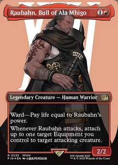 Raubahn, Bull of Ala Mhigo (borderless surge foil)