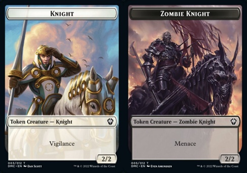 Knight // Zombie Knight (token)