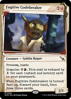 Fugitive Codebreaker (showcase foil)