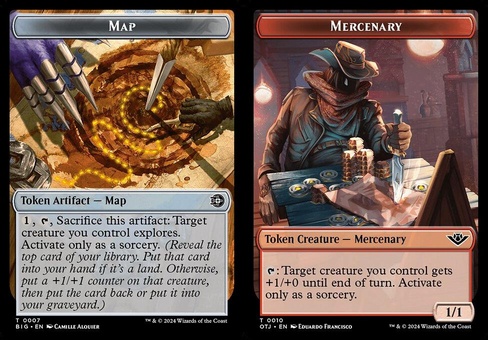 Map // Mercenary (token foil)