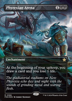 Phyrexian Arena (borderless magic foil)