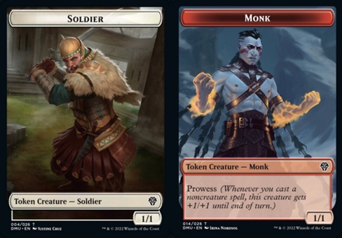 Soldier // Monk (token - foil)