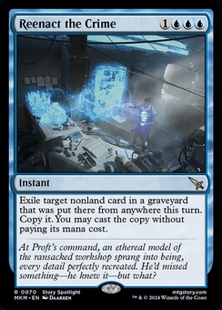 Reenact the Crime (foil)