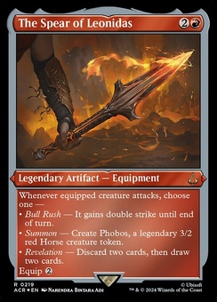 The Spear of Leonidas (etched foil)