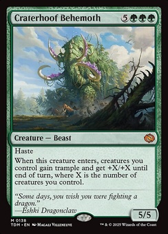 Craterhoof Behemoth (foil)