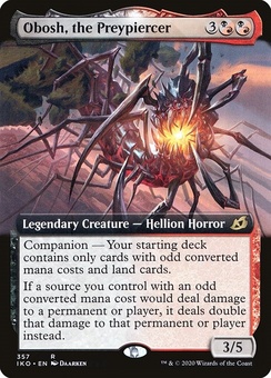 Obosh, the Preypiercer (extended art)