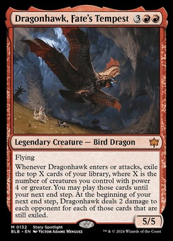 Dragonhawk, Fate's Tempest (promo pack stamop)