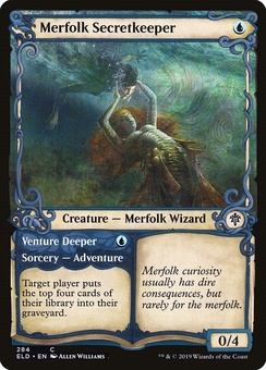 Merfolk Secretkeeper // Venture Deeper (showcase)