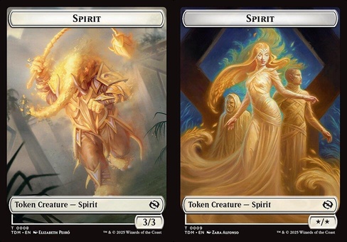 Spirit #8 // Spirit #9 (token foil)
