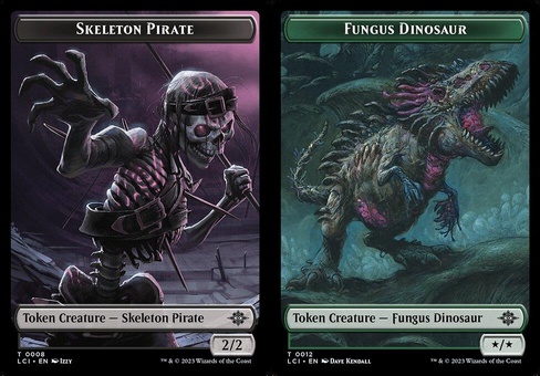 Skeleton Pirate // Fungus Dinosaur (token foil)