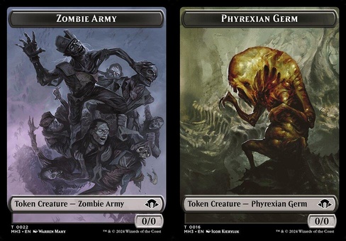 Zombie Army // Phyrexian Germ (token foil)
