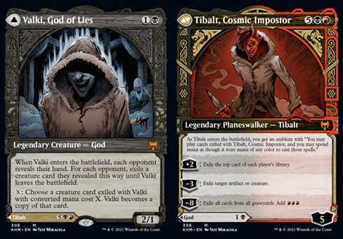 Valki, God of Lies // Tibalt, Cosmic Imposter (showcase)