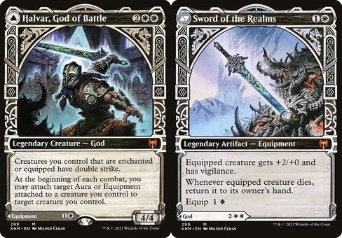 Halvar, God of Battle // Sword of the Realms (showcase)