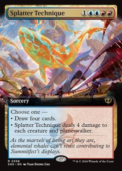 Splatter Technique (extended art)