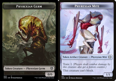 Phyrexian Germ // Phyrexian Mite #11 (token foil)