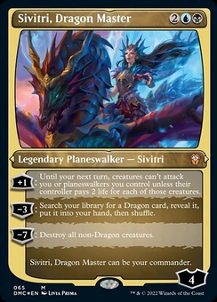 Sivitri, Dragon Master (etched foil)