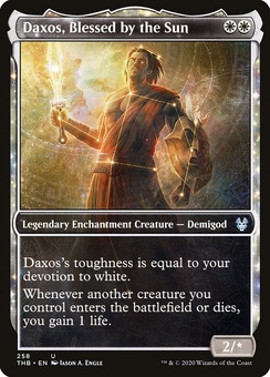 Daxos, Blessed by the Sun (showcase)