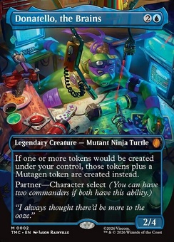 Donatello, the Brains (borderless foil)