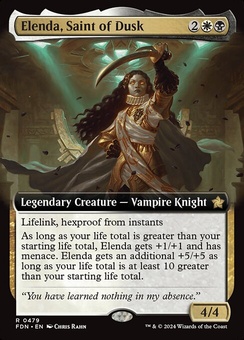 Elenda, Saint of Dusk (extended art)