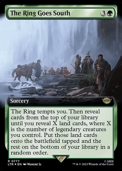The Ring Goes South (extended art surge foil)