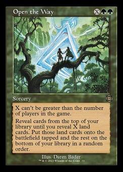 Open the Way (showcase - foil)