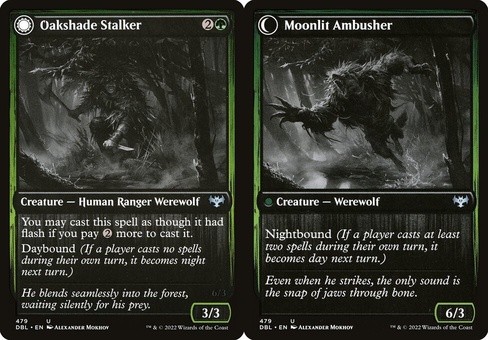 Oakshade Stalker // Moonlit Ambusher