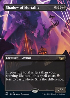 Shadow of Mortality (borderless foil)