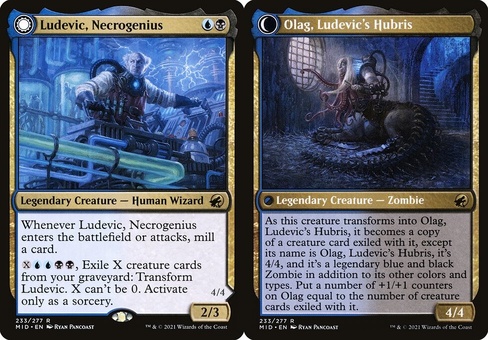 Ludevic, Necrogenius // Olag, Ludevic's Hubris