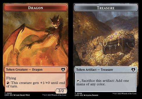 Dragon #20 // Treasure (token)