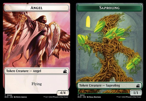 Angel // Saproling (token foil)