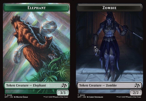 Elephant // Zombie (token foil)