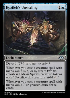 Kozilek's Unsealing (foil)