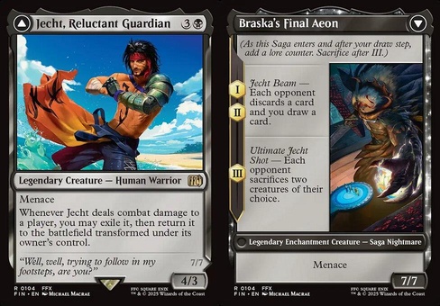 Jecht, Reluctant Guardian // Braska's Final Aeon (foil)