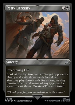 Petty Larceny (etched)