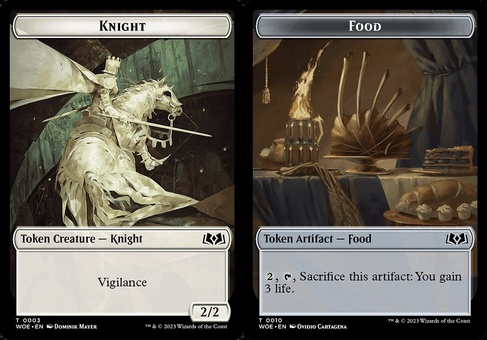 Knight // Food #10 (token foil)