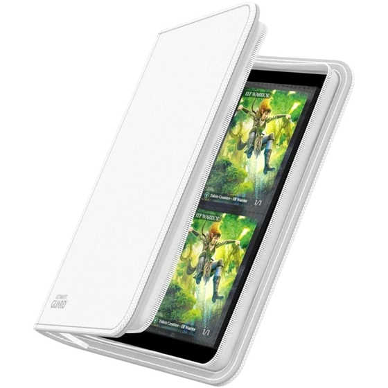 Ultimate Guard Zipfolio XenoSkin 8-Pocket White