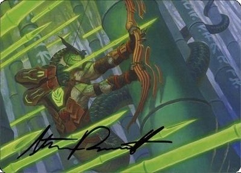 Bamboo Grove Archer (art series signed)