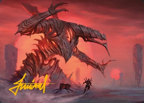 Red Sun's Twilight (art series signed)
