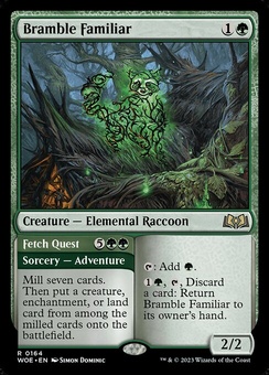 Bramble Familiar // Fetch Quest (foil)