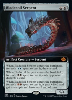 Bladecoil Serpent (extended art foil)