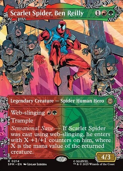 Scarlet Spider, Ben Reilly (borderless showcase)