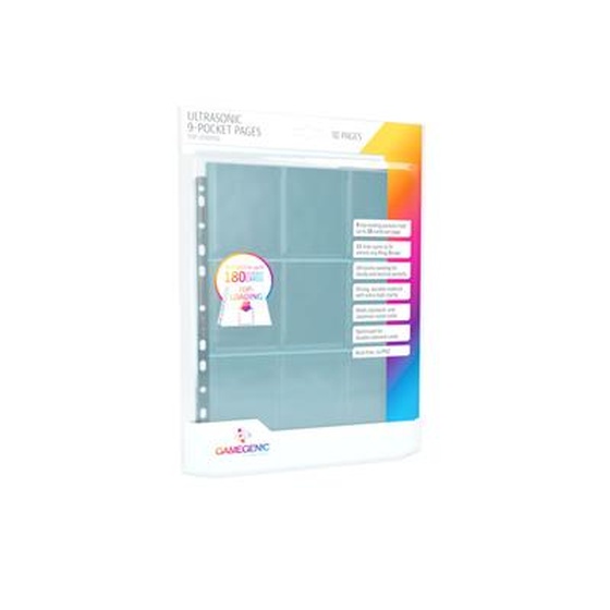 Gamegenic - 9-Pocket stránky do alba - Toploading - Transparent (10ks)