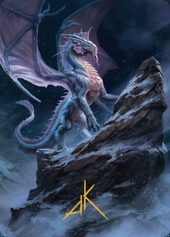 Ancient Silver Dragon (art series - signed)